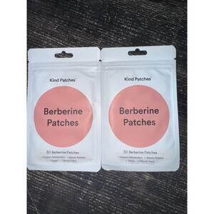 2 Pack Kind Patches Berberine 60 Patches Supports Metabolism Steady Release